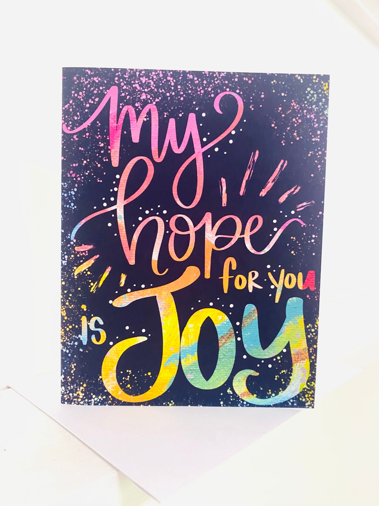 "My Hope for You is Joy” Card with Envelope