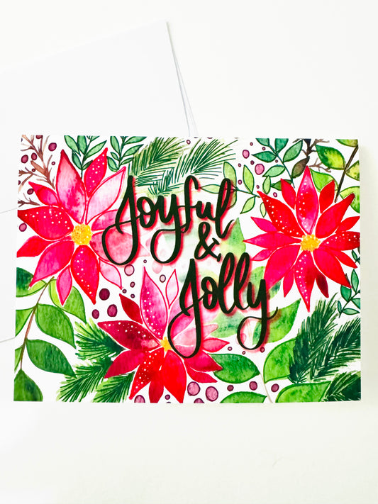 “Joyful and Jolly” Card with Envelope