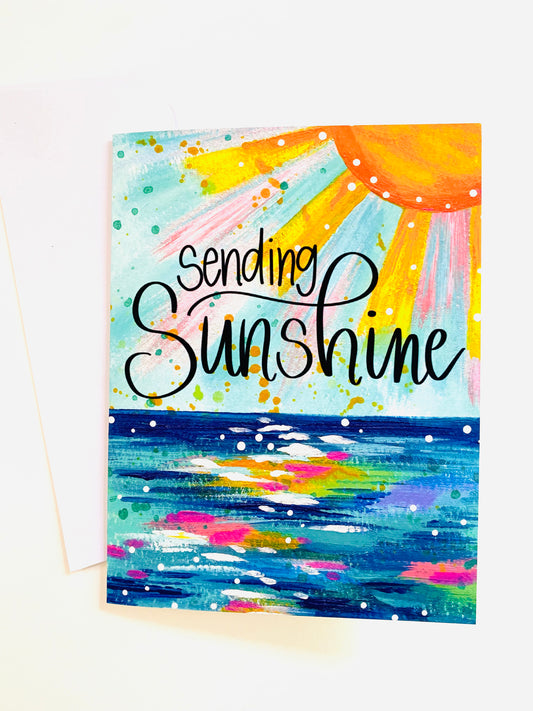 “Sending Sunshine" Card with Envelope