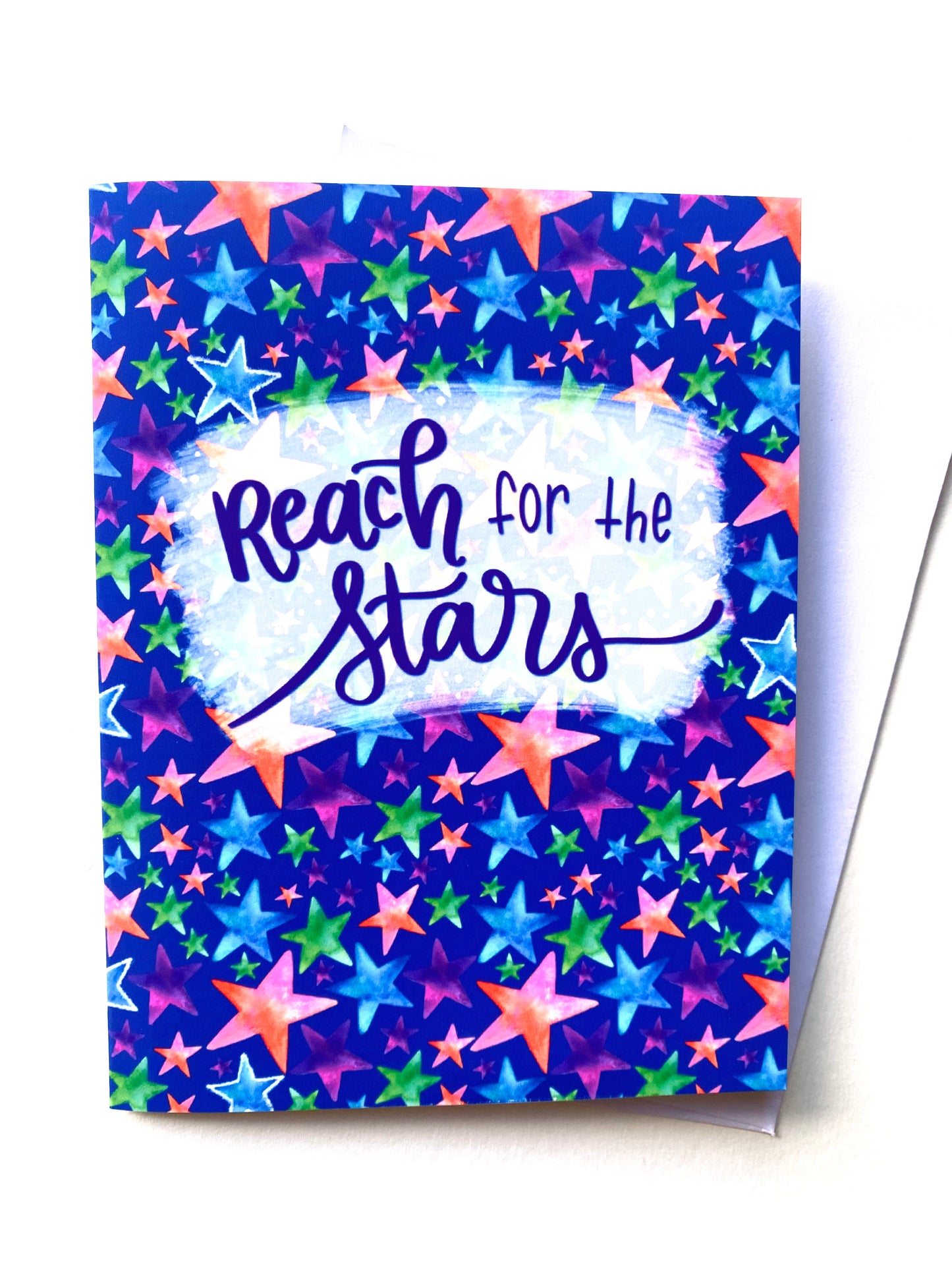 “Reach for the Stars" Card with Envelope