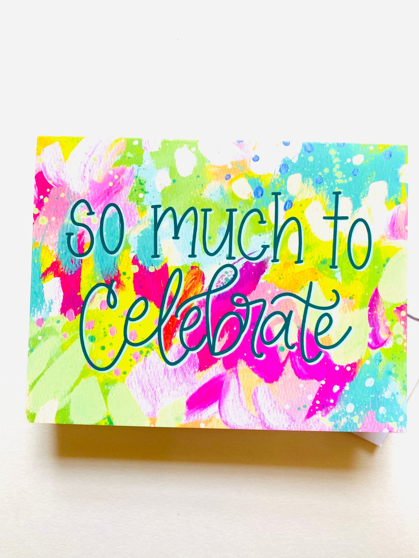 “So Much to Celebrate” Card with Envelope