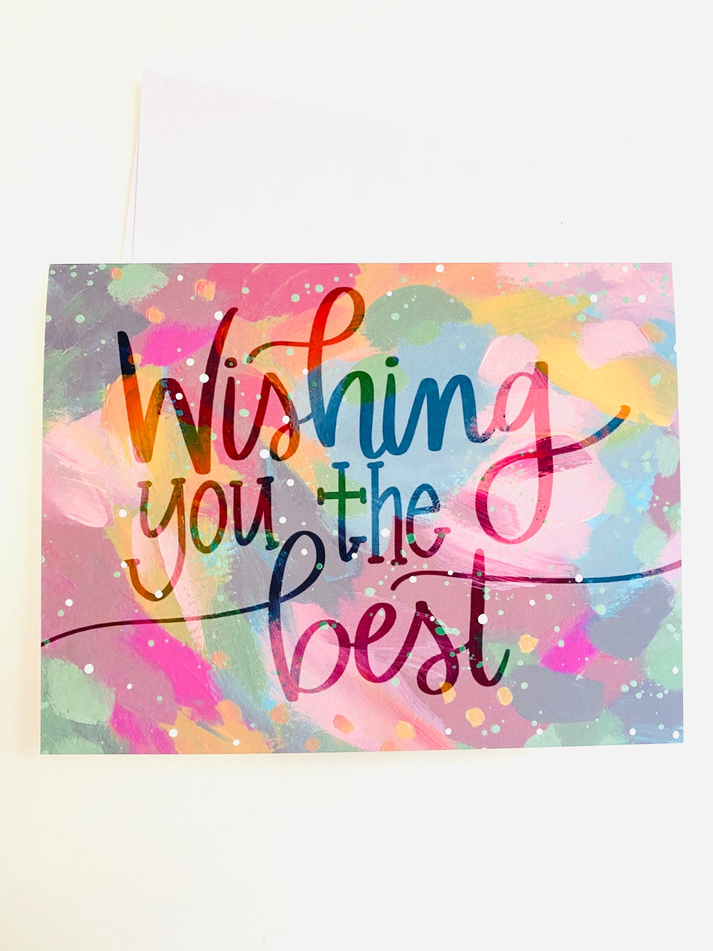 “Wishing You the Best" Card with Envelope
