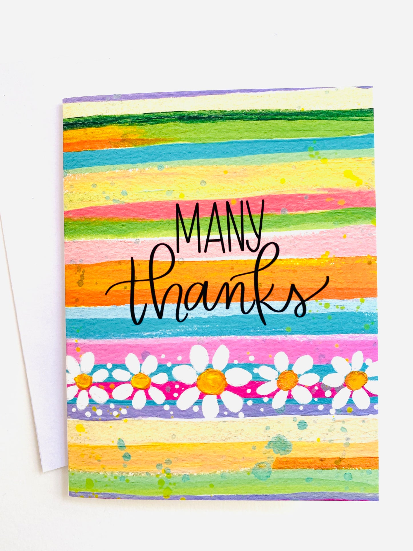 “Many Thanks" Card with Envelope