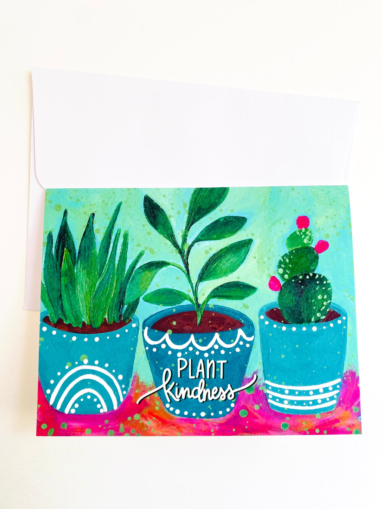 “Plant Kindness" Card with Envelope