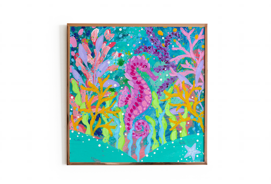 "Seahorse" Bethany Joy Art Print