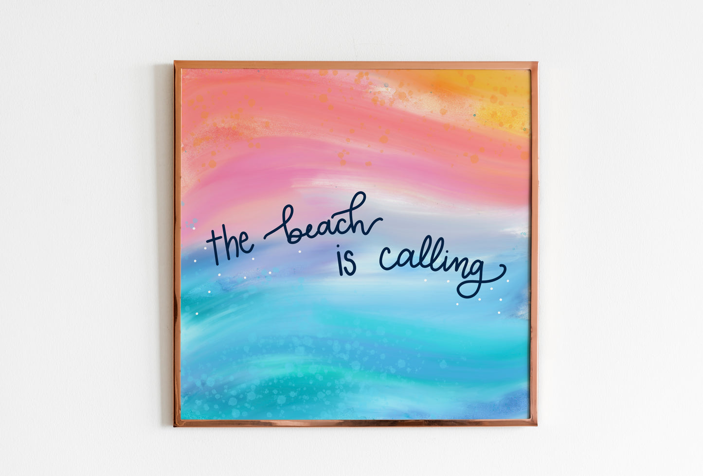 "Beach Calling" Bethany Joy Art Print