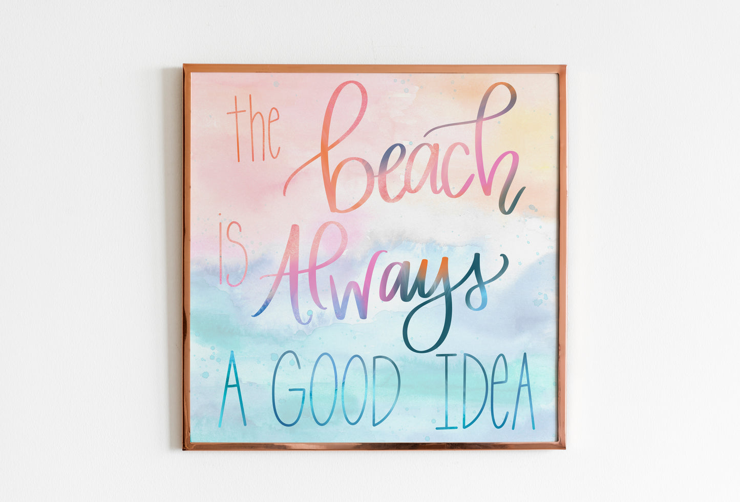 "Always a Good Idea" Bethany Joy Art Print
