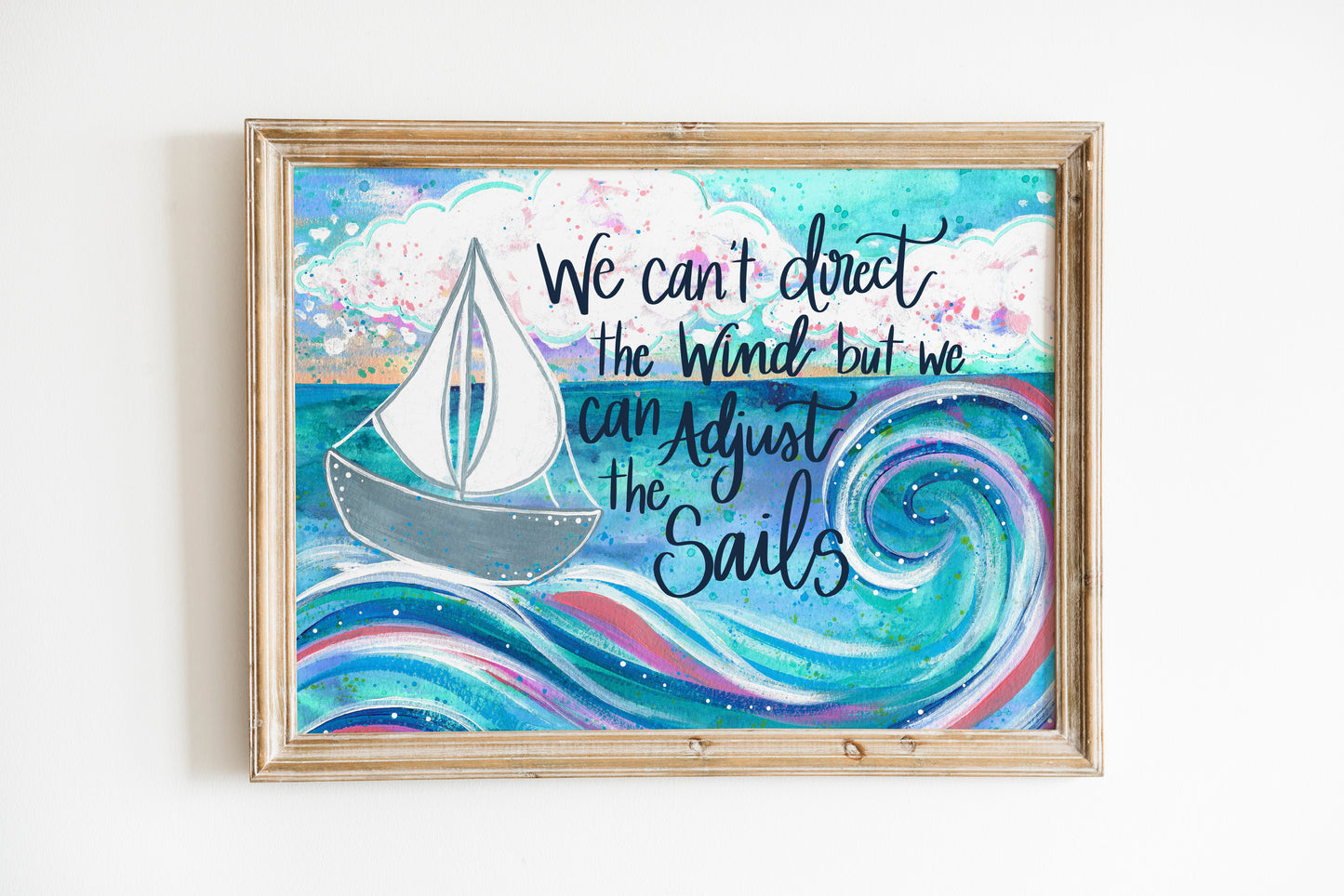"Beach Sails" Bethany Joy Art Print
