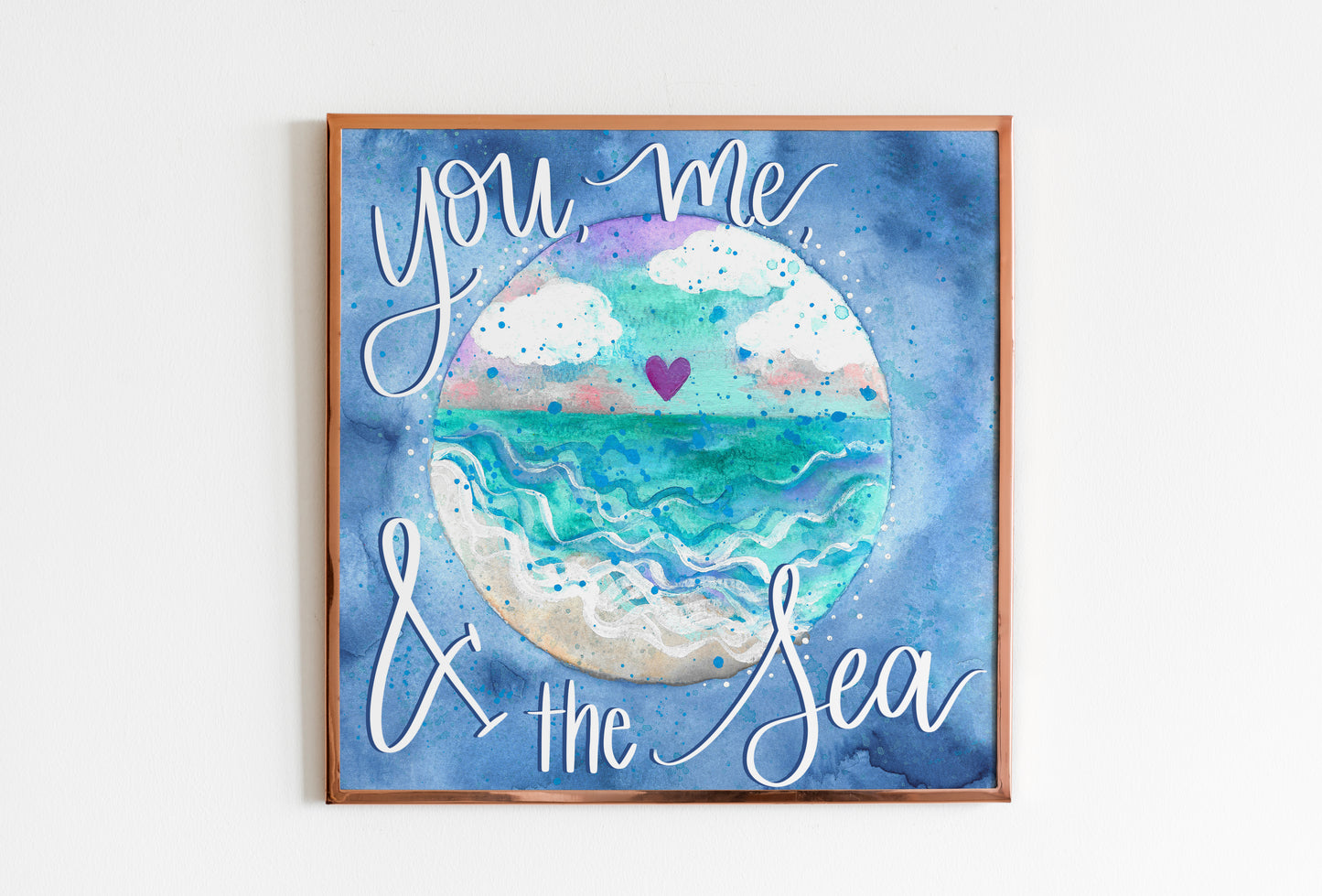 "You, Me, & the Sea" Bethany Joy Art Print
