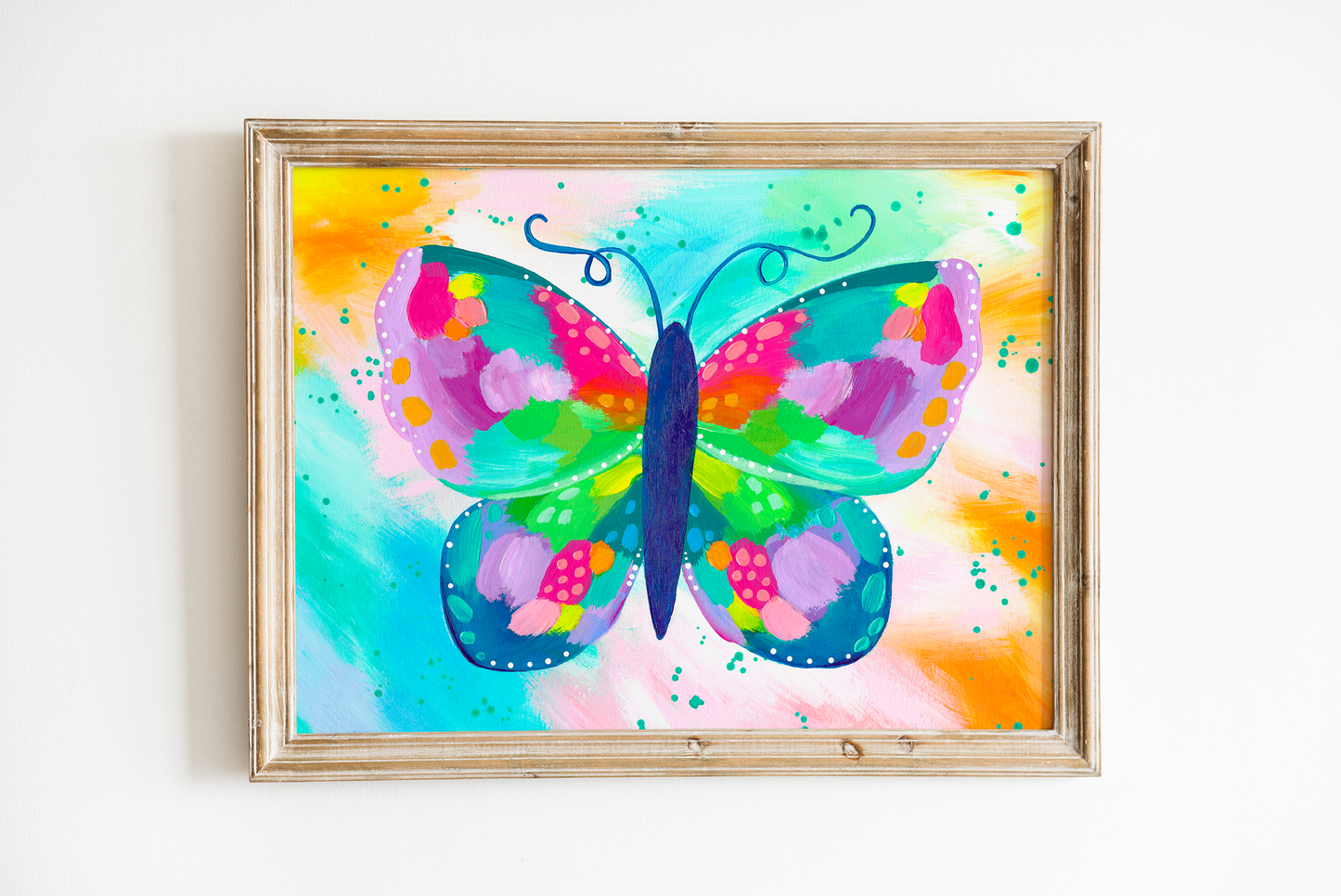 "Strong, Beautiful, Brave Butterfly" Bethany Joy Art Print