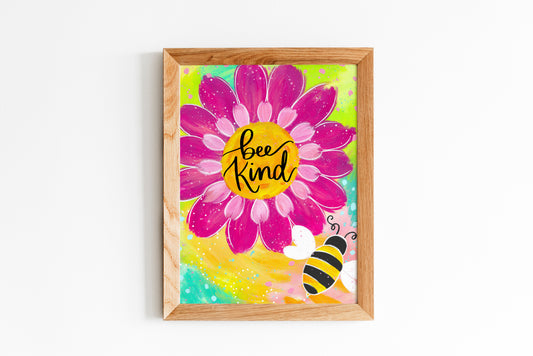 "Bee Kind" Bethany Joy Art Print