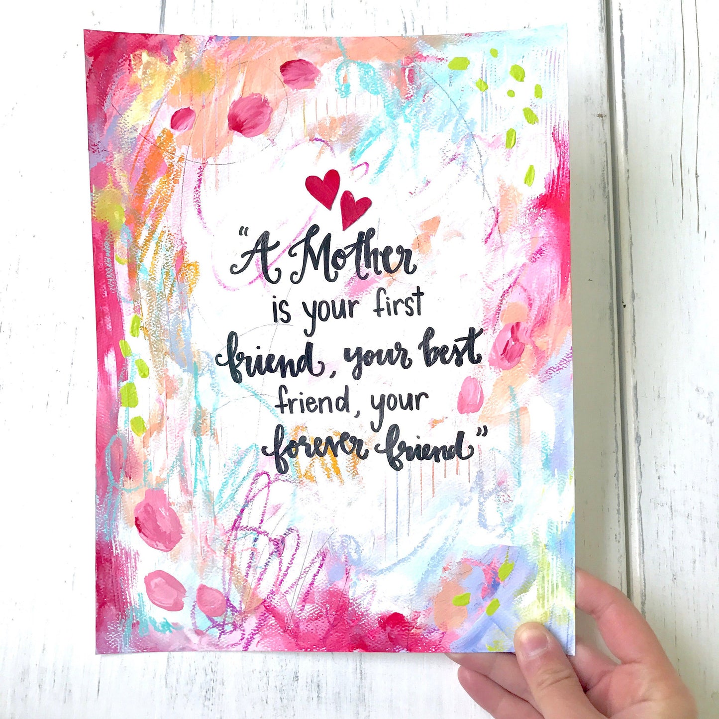 Mother's Day Art / 8.5x11 inch Art Print / Gift for Mom - Bethany Joy Art