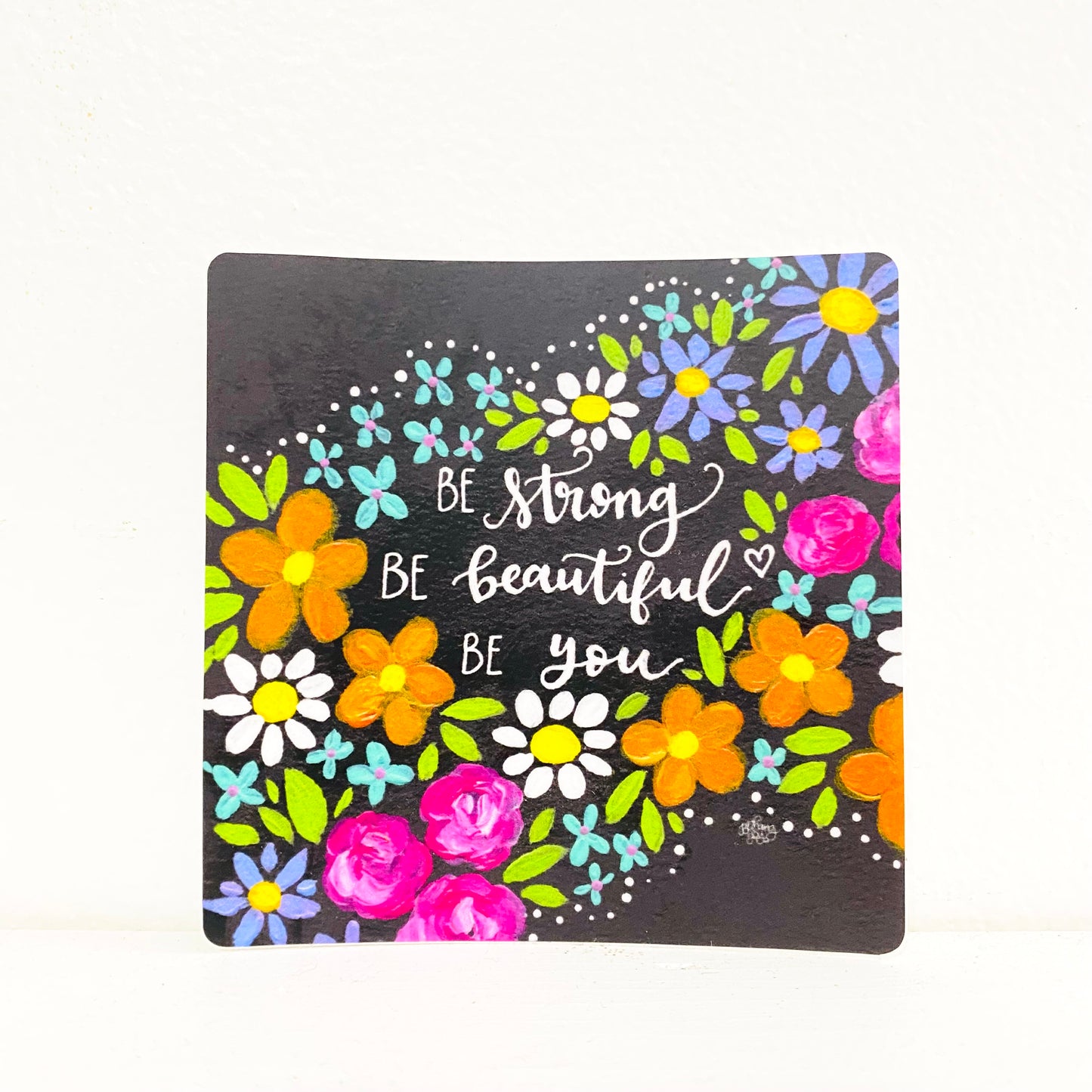 Beautiful You Floral Vinyl Sticker - October 2021 Sticker of the Month