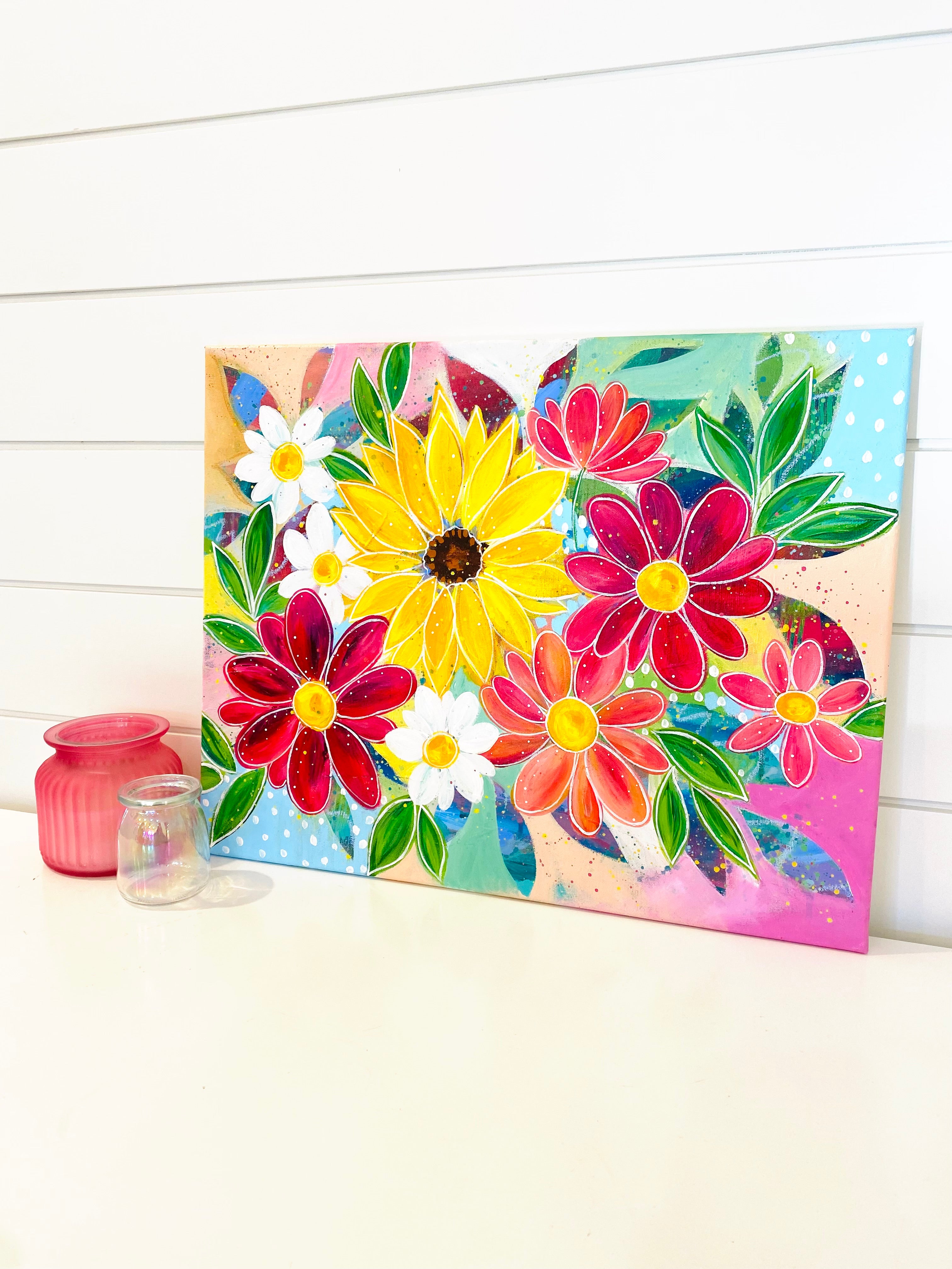 Store Flower canvas art