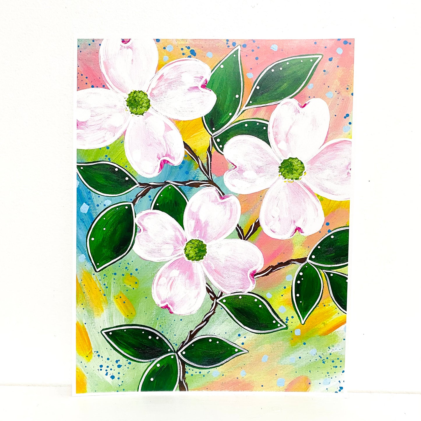 Dogwood Floral Bethany Joy Art Print