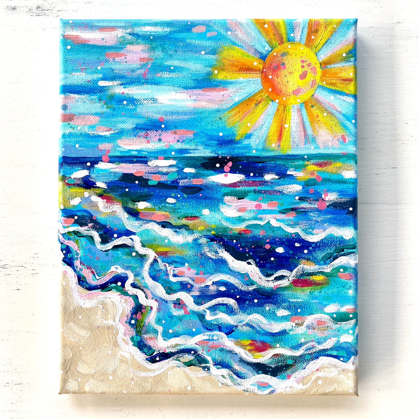 September Sunrise 8x10 inch original painting on canvas