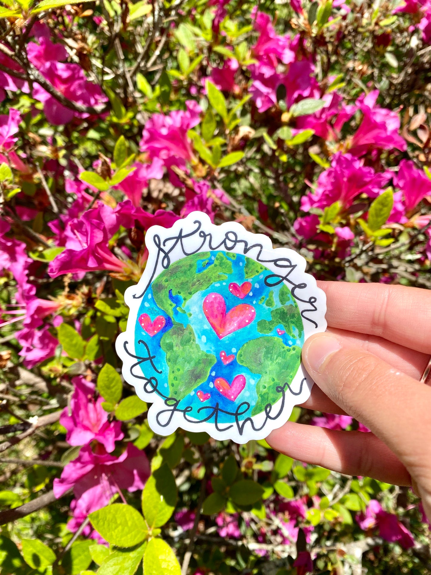 Stronger Together World - April Sticker of the Month - Bethany Joy Art