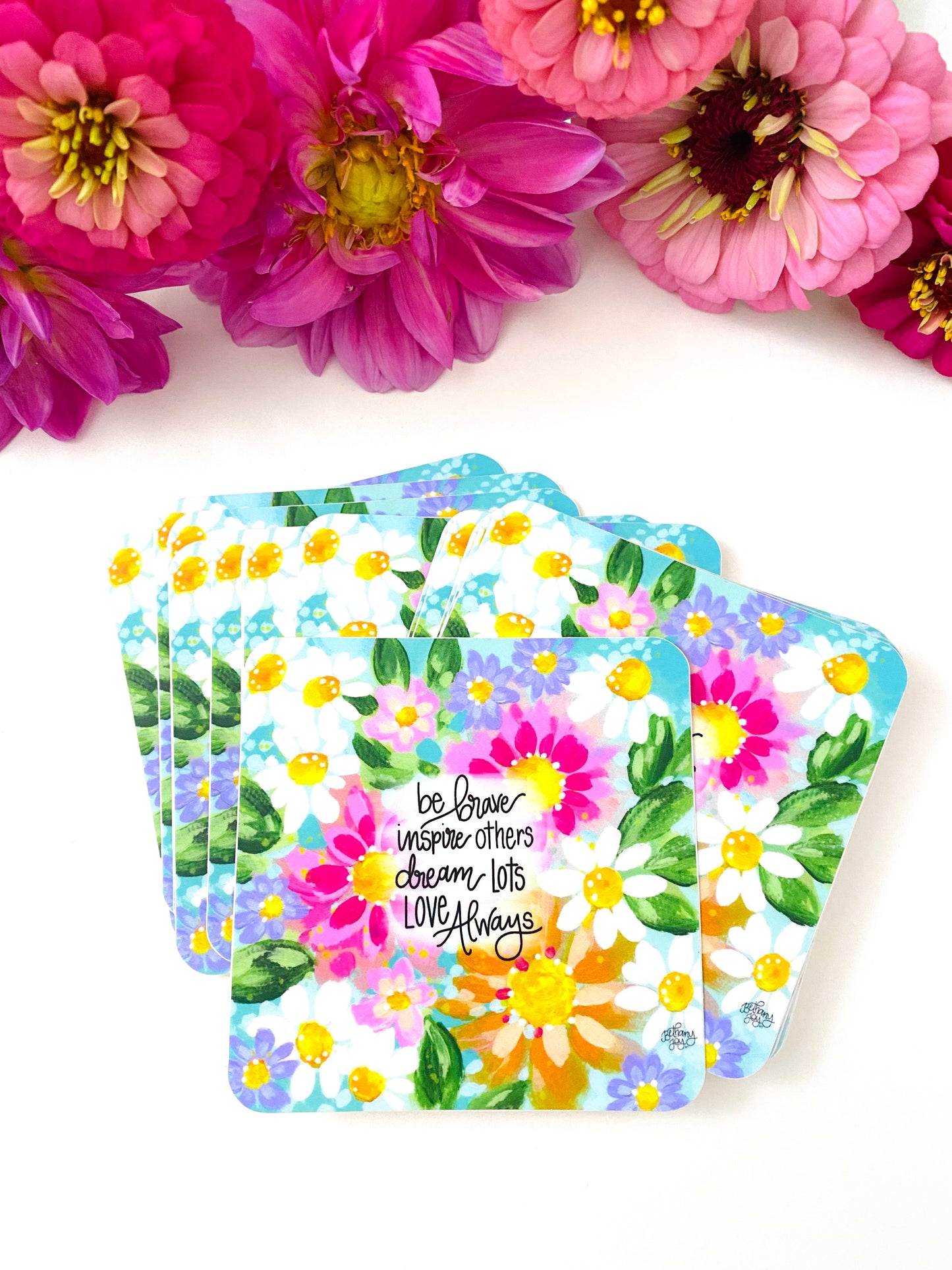 Floral Inspiration Vinyl Sticker - August Sticker of the Month 2022