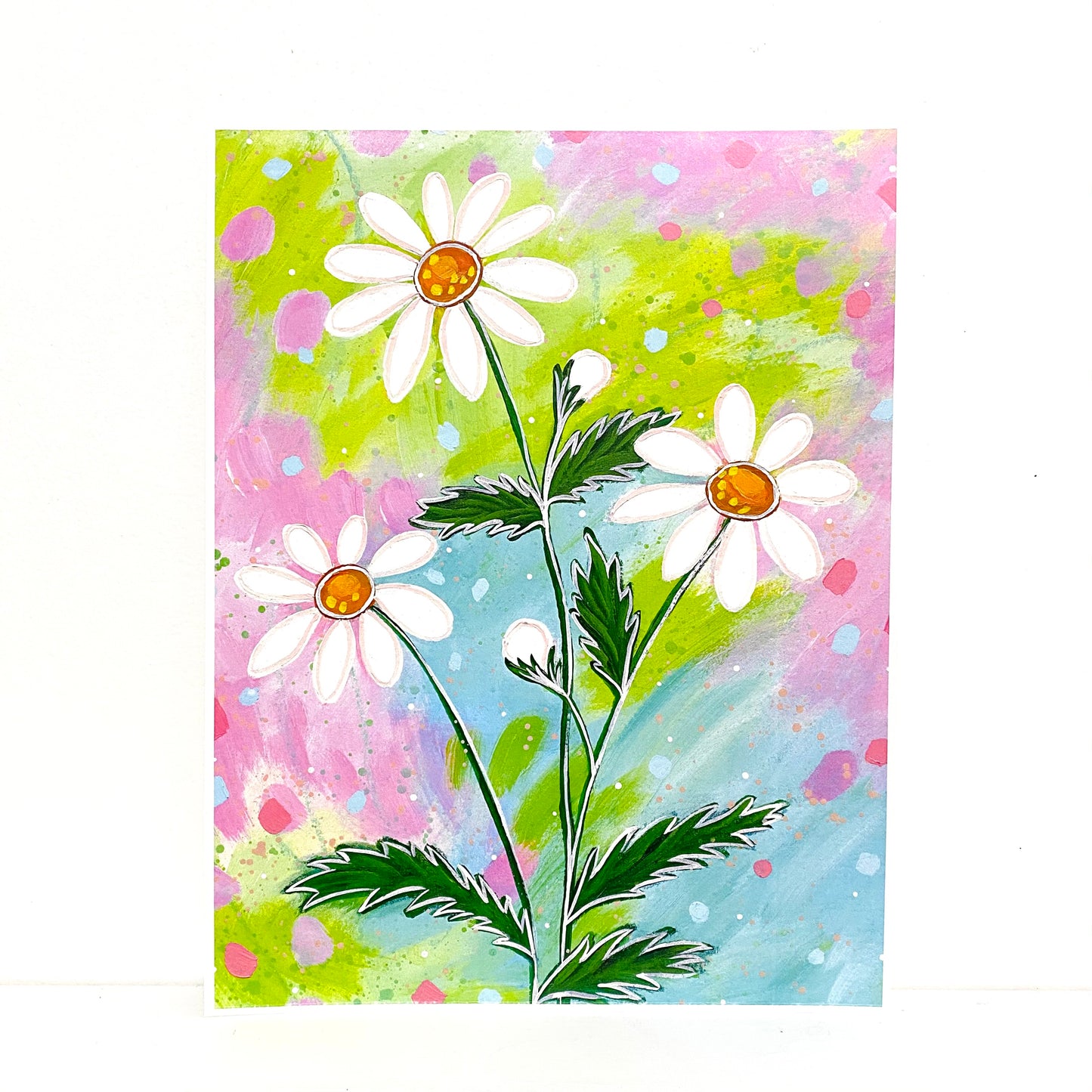 Daisies Floral Bethany Joy Art Print