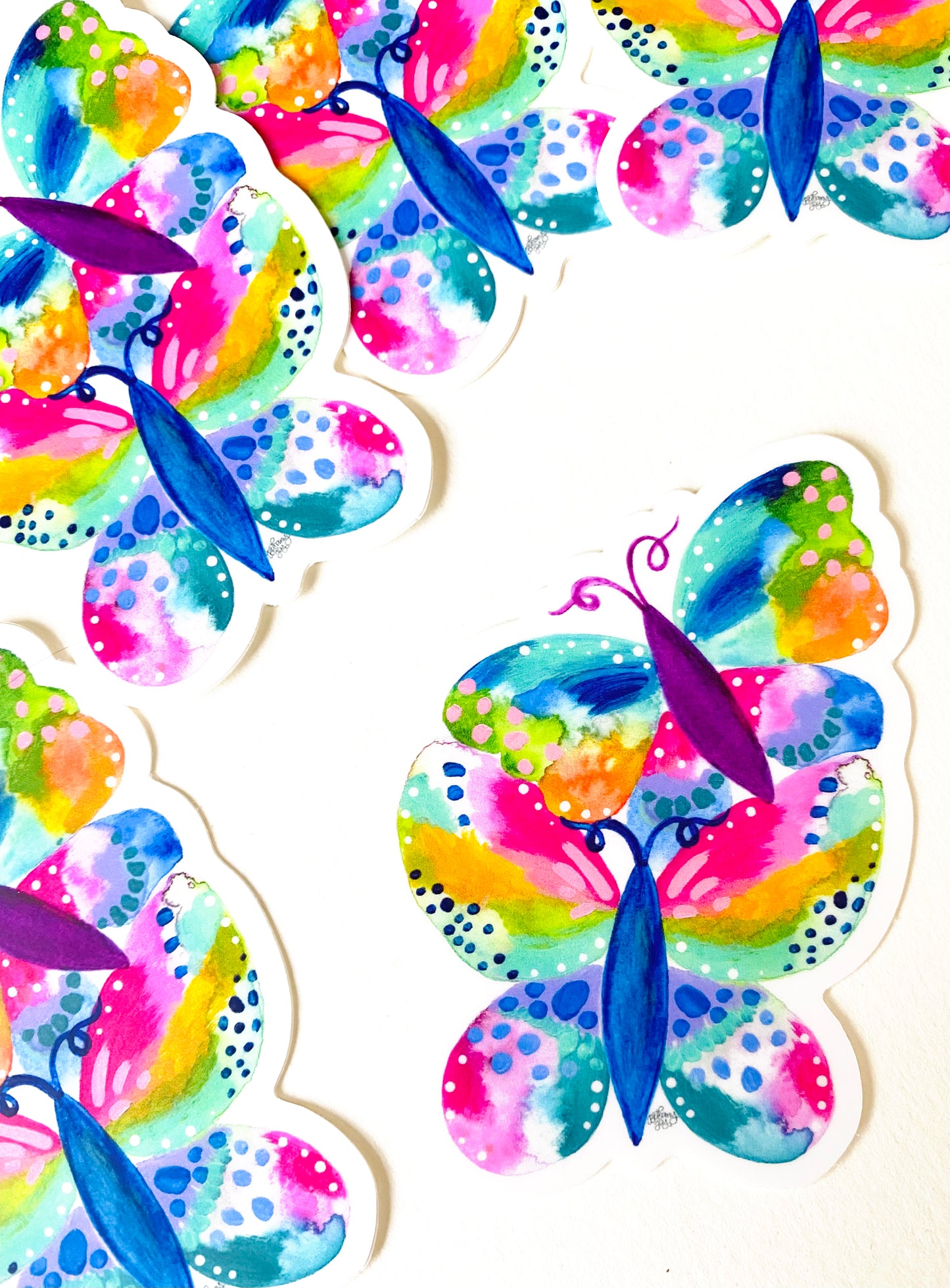 Rainbow Butterflies - February 2023 Sticker of the Month