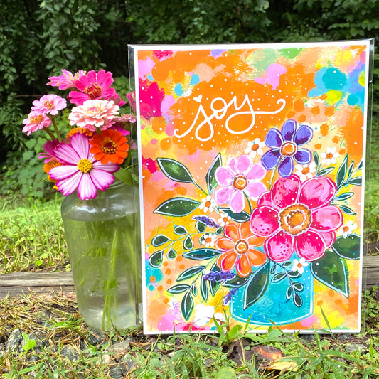 Sunshine Joy Bouquet Bethany Joy Art Print