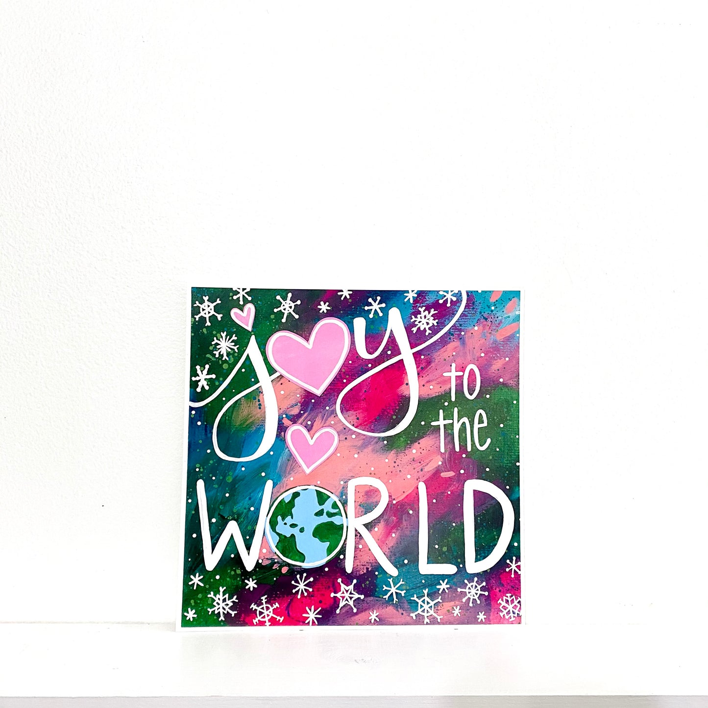 Joy to the World Christmas Bethany Joy Art Print
