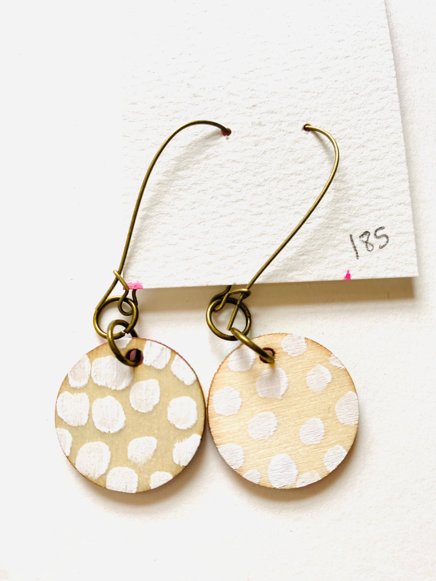 Colorful, Hand Painted Earrings 185