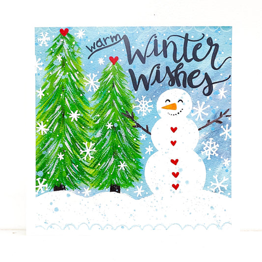 "Warm Winter Wishes" Bethany Joy Holiday Art Print