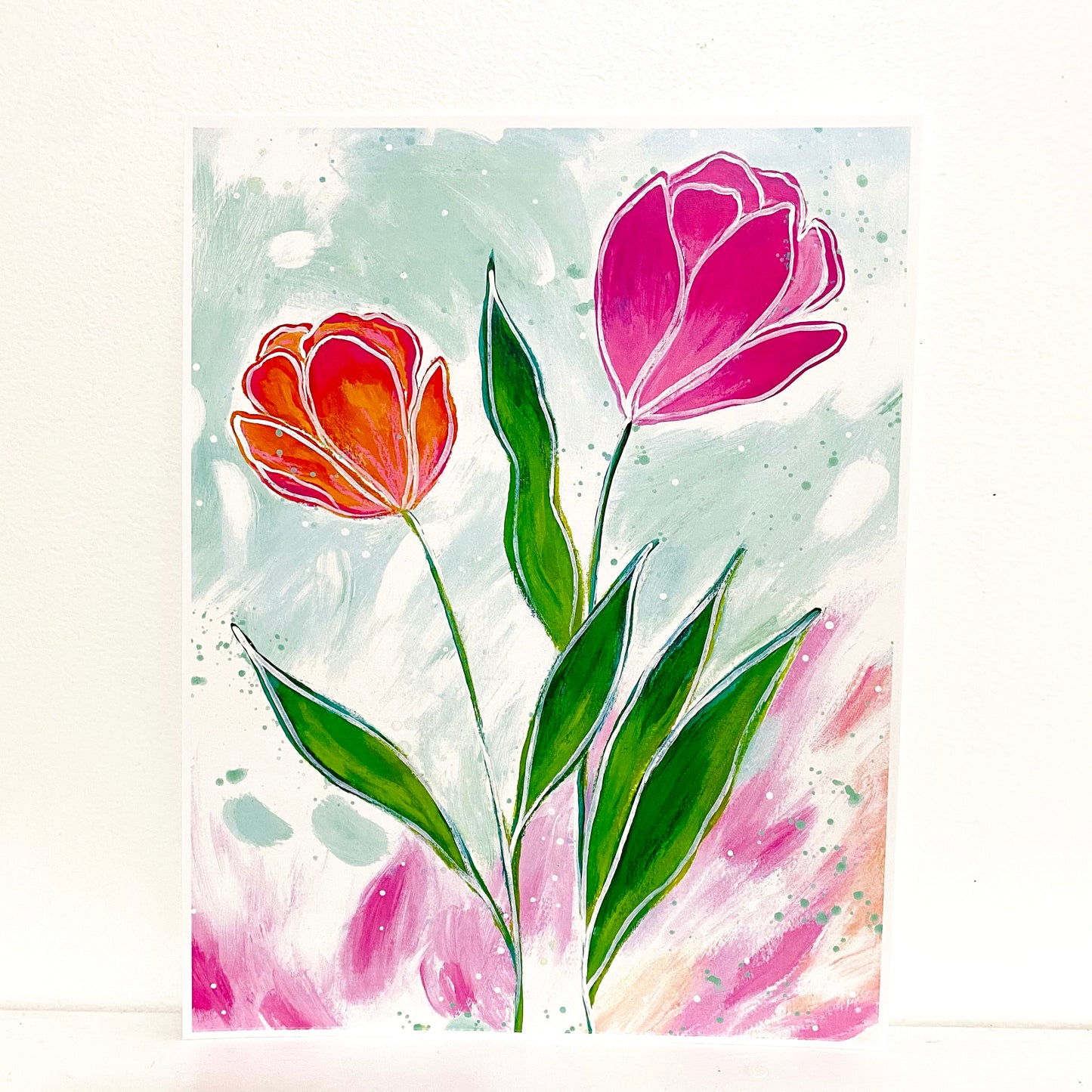 Tulips Bethany Joy Art Print