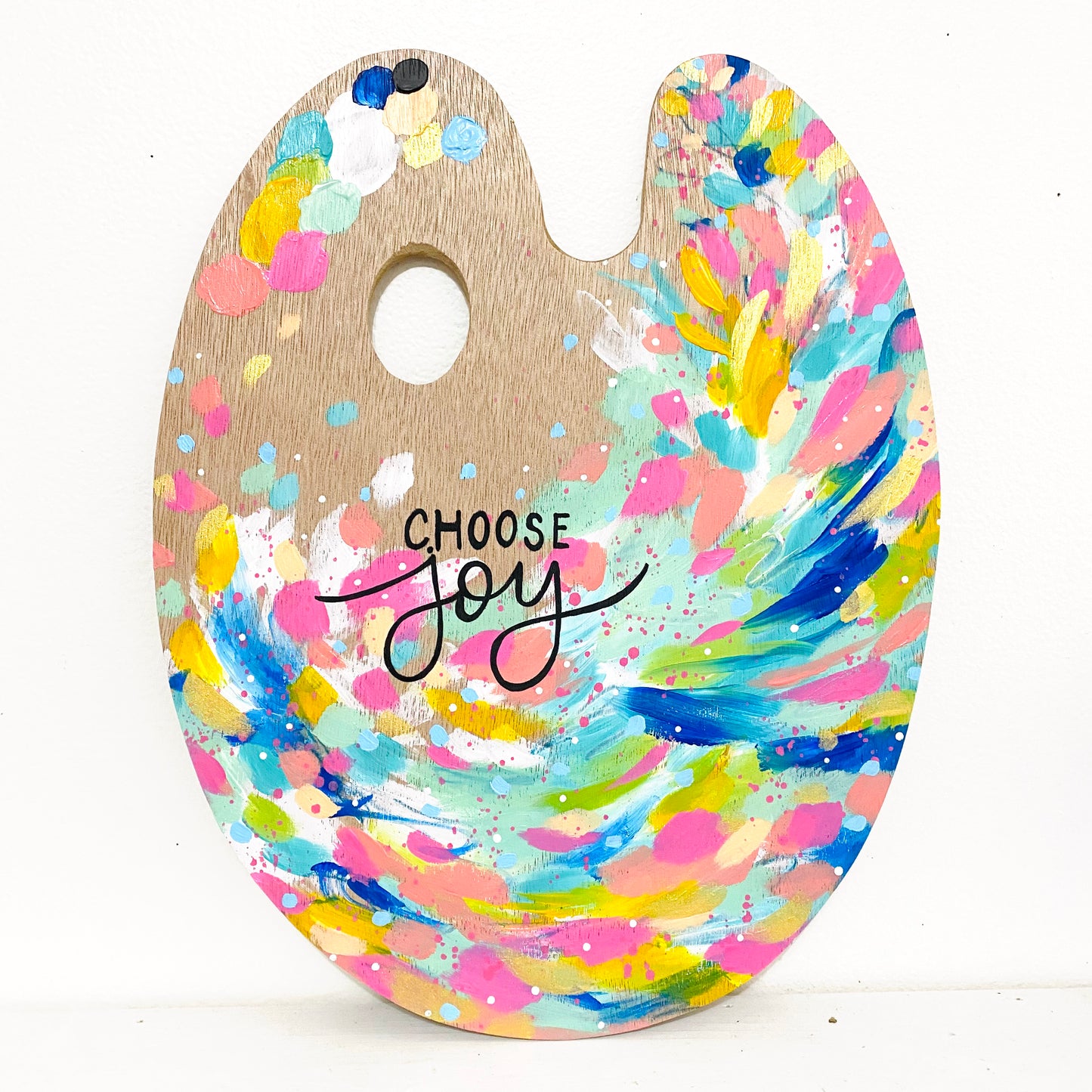 August 2022 Daily Paint Palette Painting Day 11 - Choose Joy