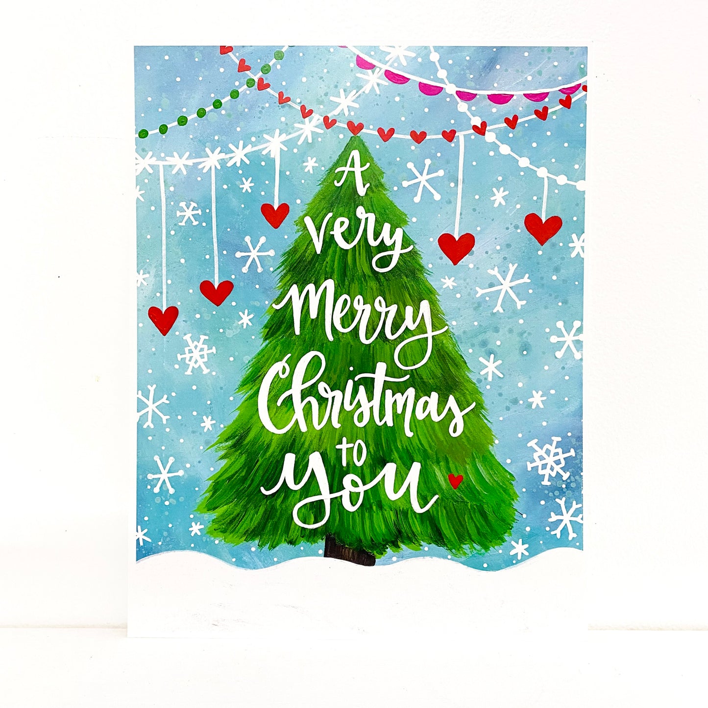 "A Very Merry Christmas to You" Bethany Joy Christmas Art Print
