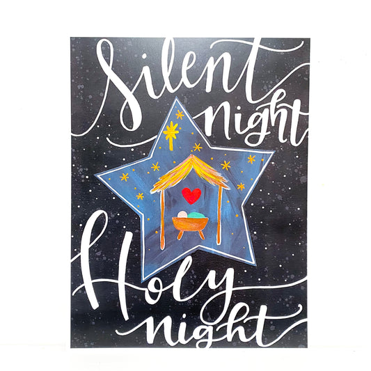 "Silent Night" Christmas Bethany Joy Art Print