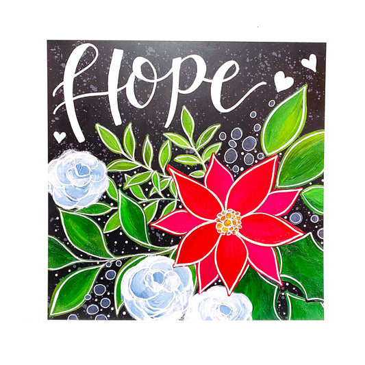 "Holiday Hope" Christmas Bethany Joy Art Print