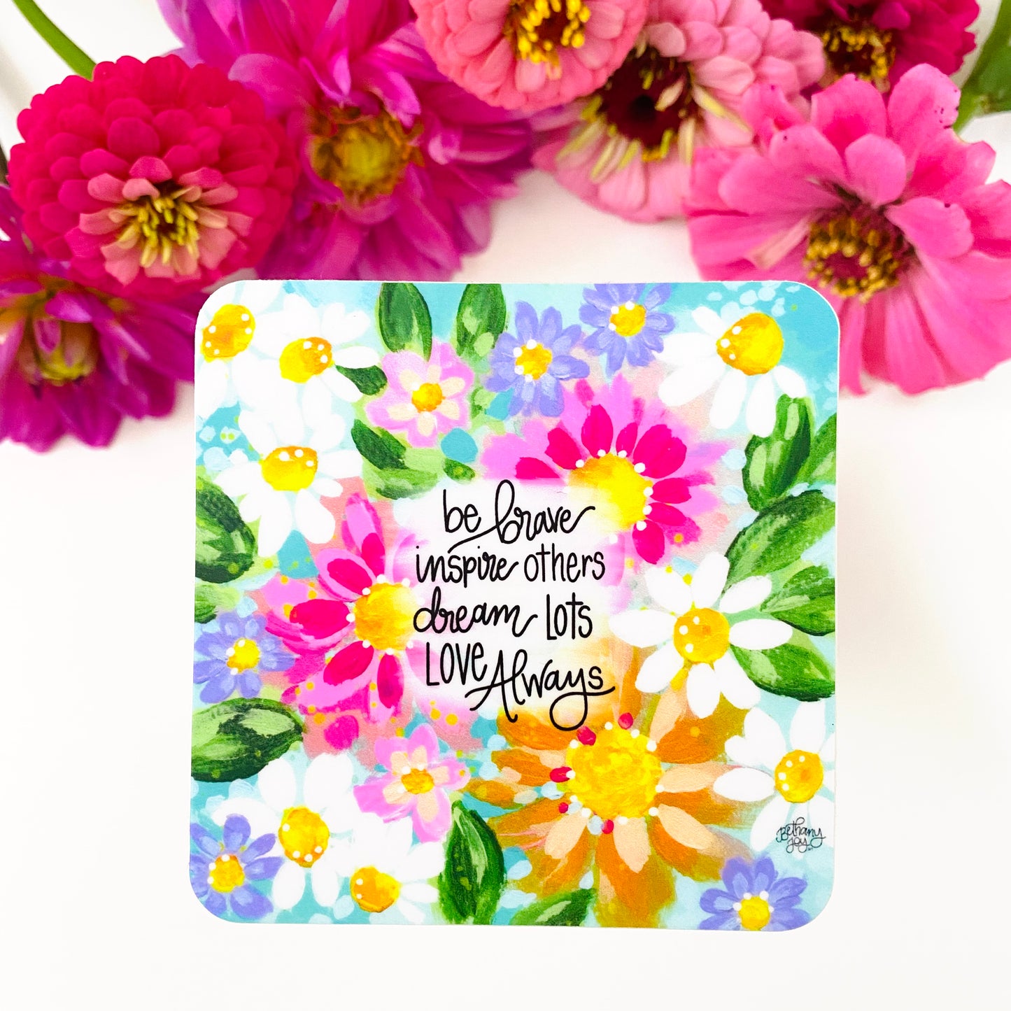 Floral Inspiration Vinyl Sticker - August Sticker of the Month 2022