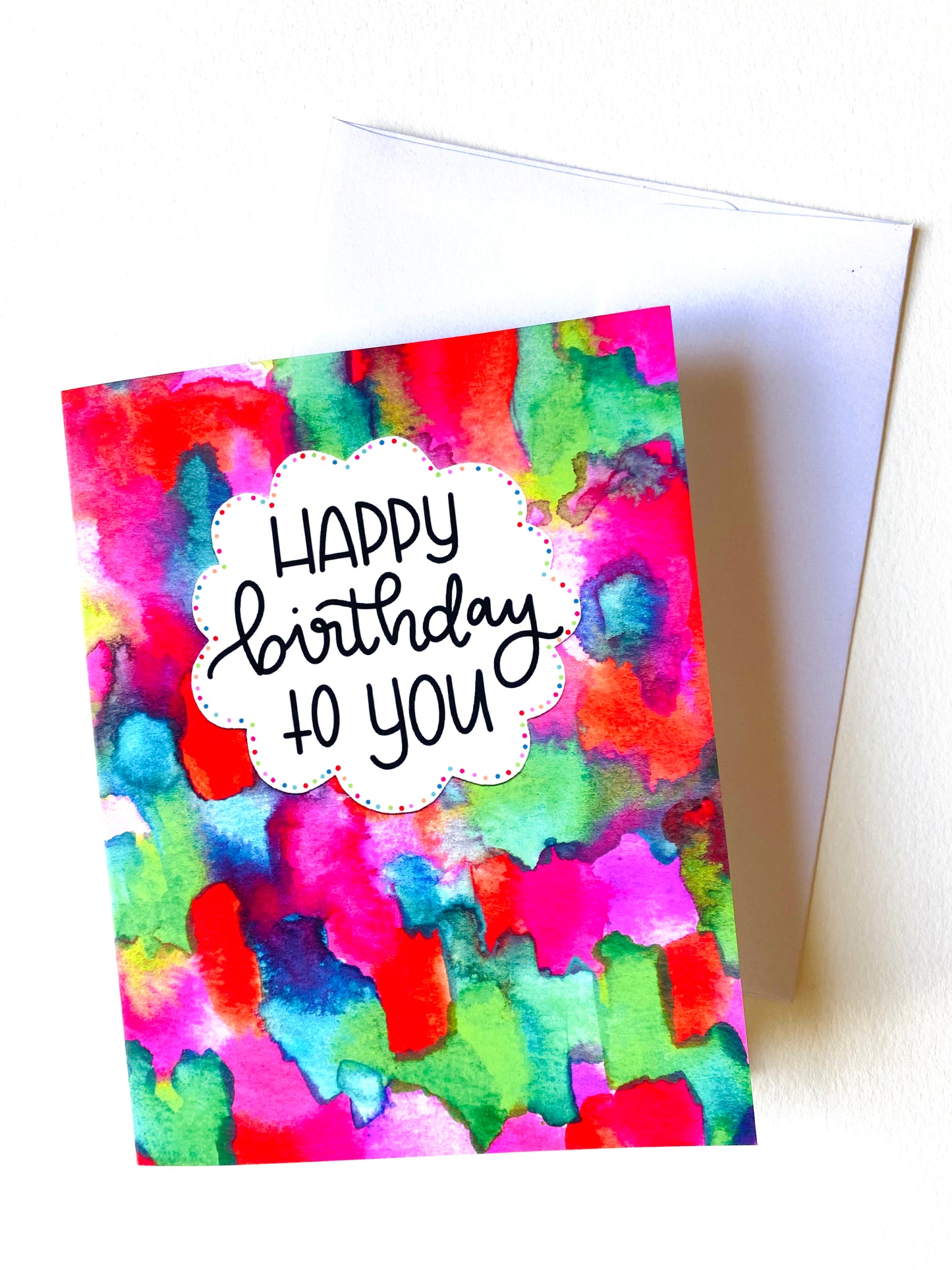 "Happy Birthday to You" Card with Envelope