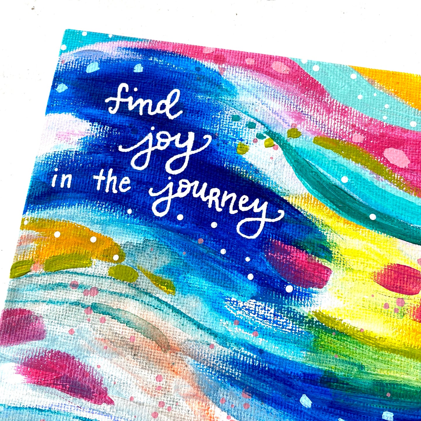 August 2020 Daily Painting Day 26 “Joyful Journey” 5x7 inch original