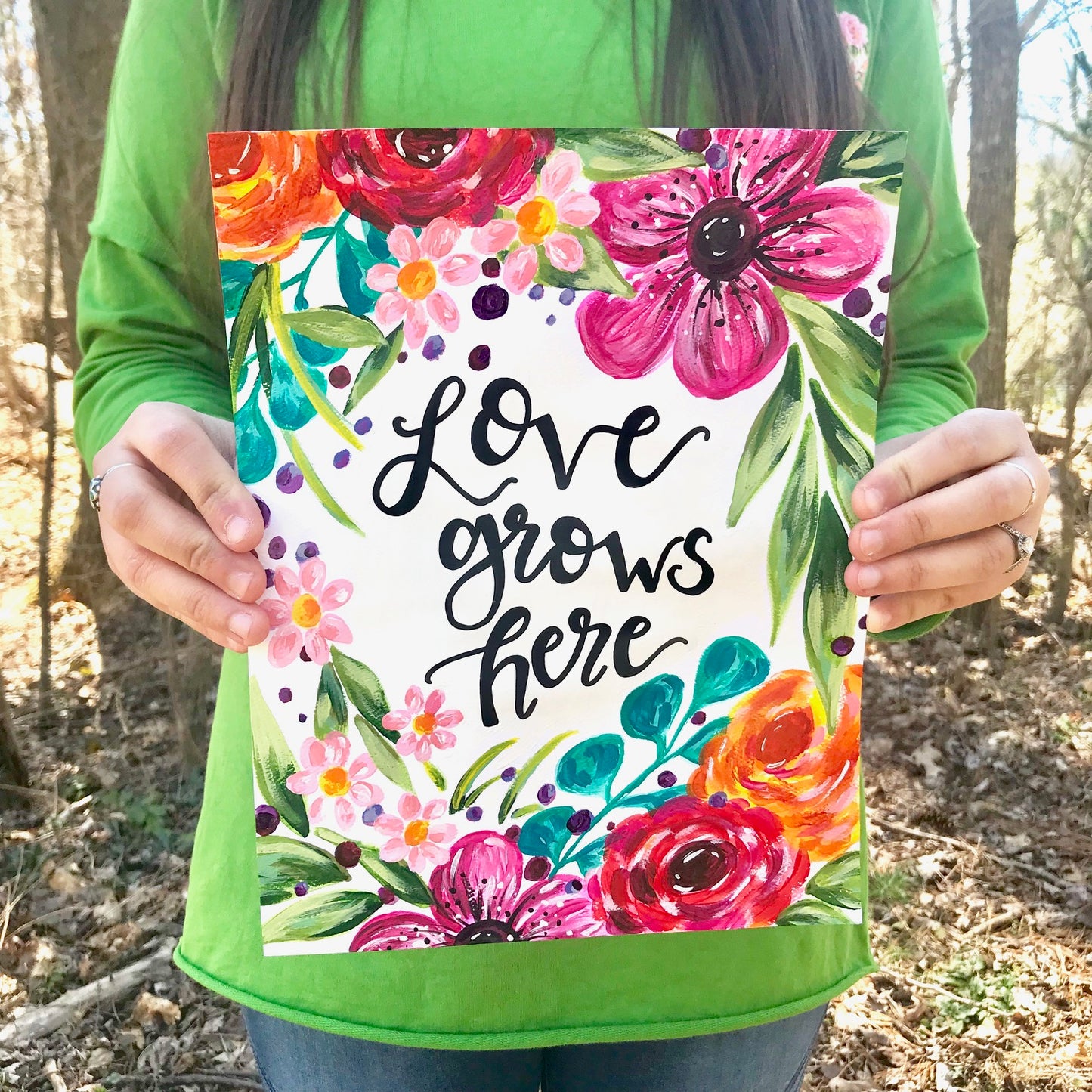 Love Grows Here Art Print - Bethany Joy Art
